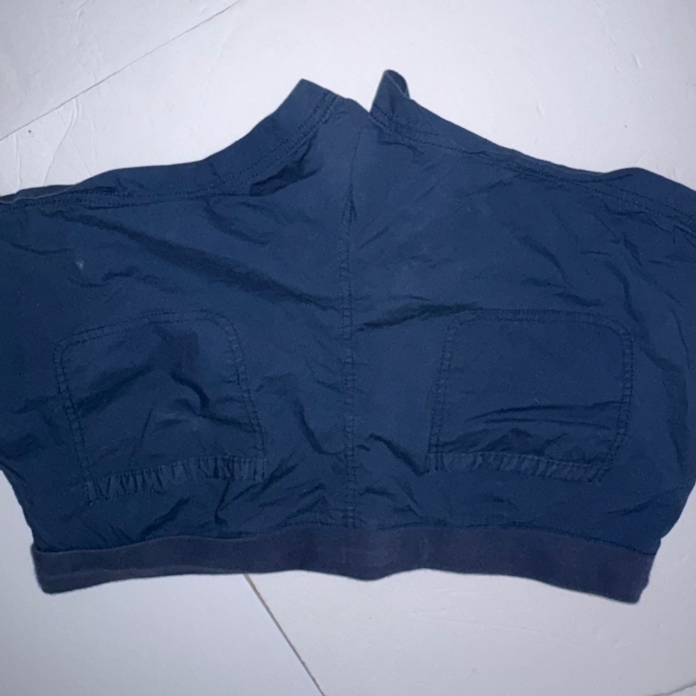 a.n.a Shorts Size 18 Pink Navy Blue Bundle Drawstring Utility Casual - Picture 9 of 10